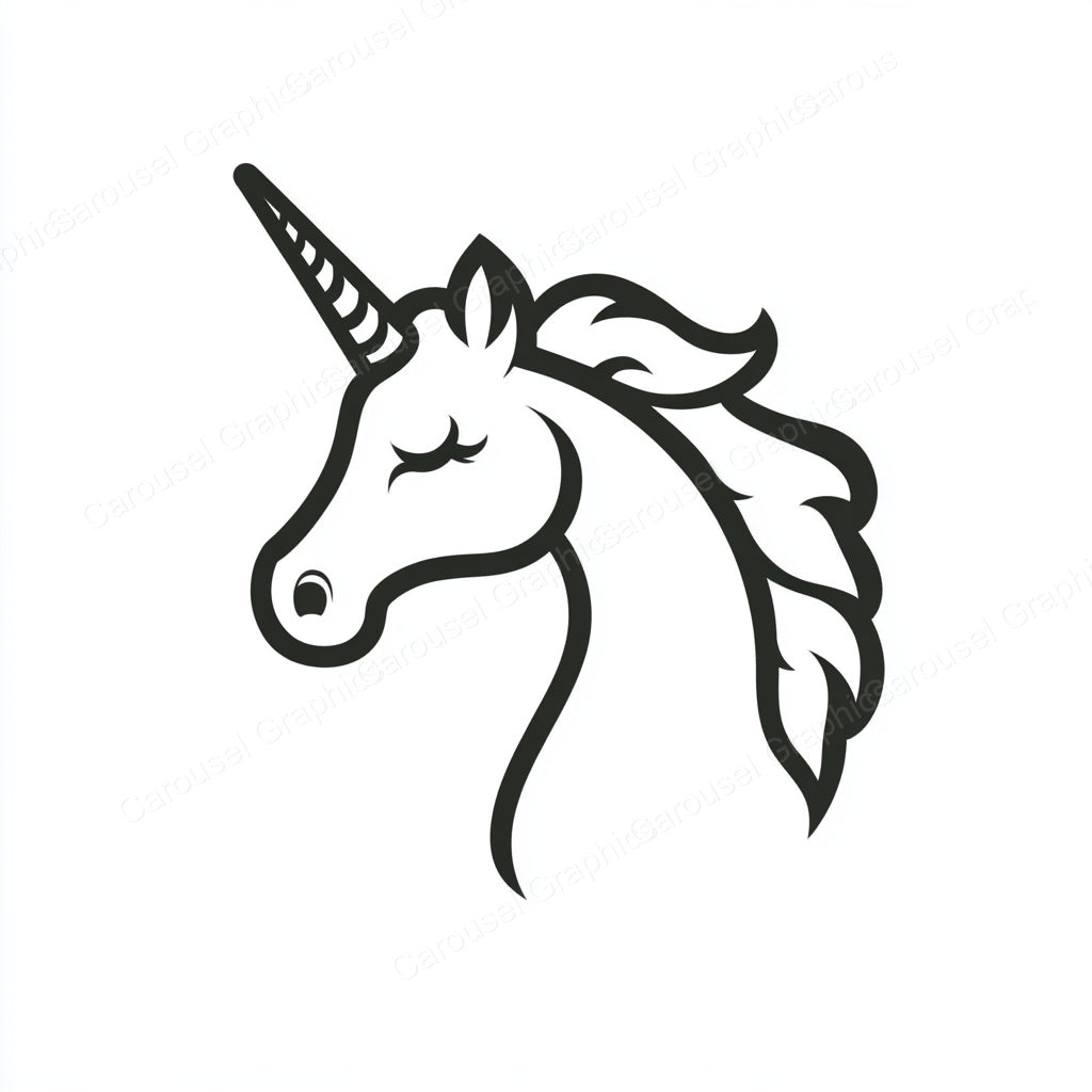 Unicorn Vector Graphic preview
