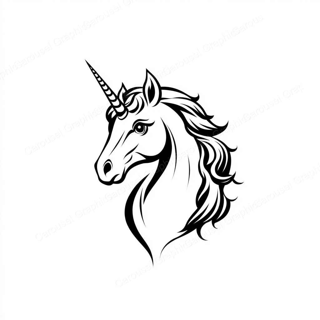 Unicorn Vector Graphic preview