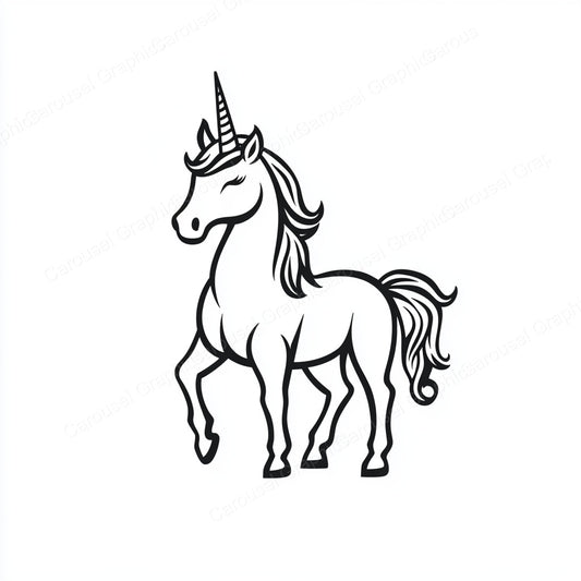 Unicorn Vector Graphic preview