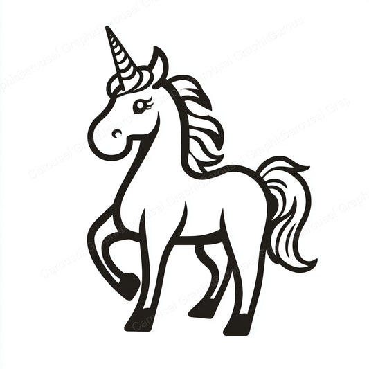 Unicorn Vector Graphic preview