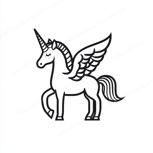 Unicorn Vector Graphic preview