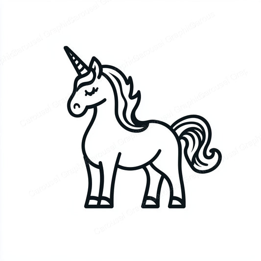 Unicorn Vector Graphic preview