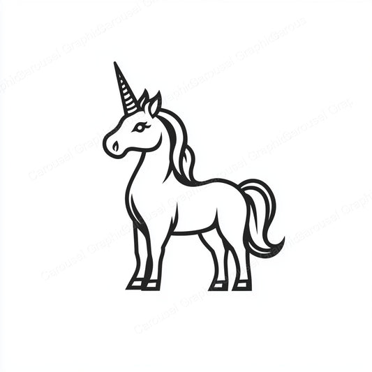 Unicorn Vector Graphic preview