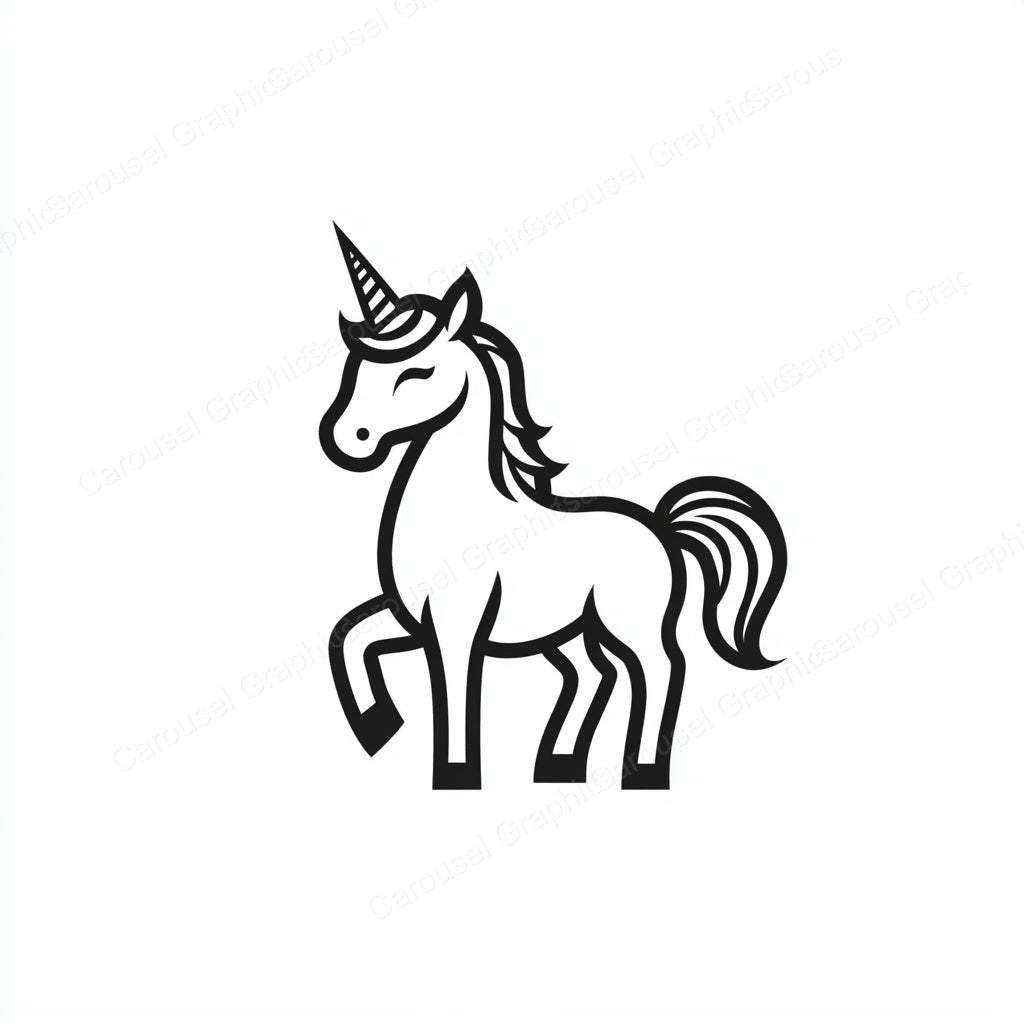 Unicorn Vector Graphic preview