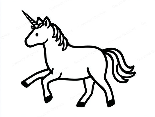 Unicorn Vector Graphic preview