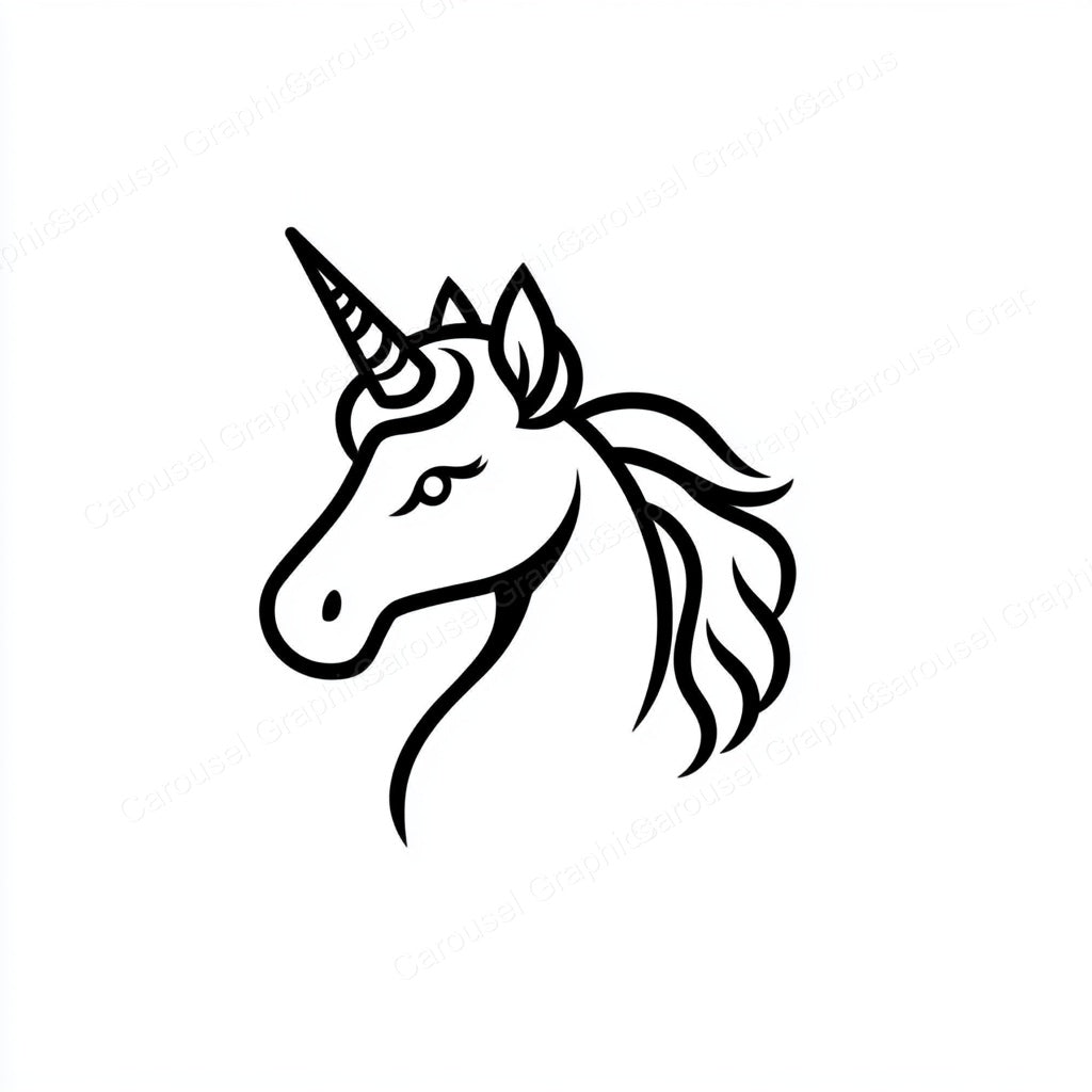 Unicorn Vector Graphic preview
