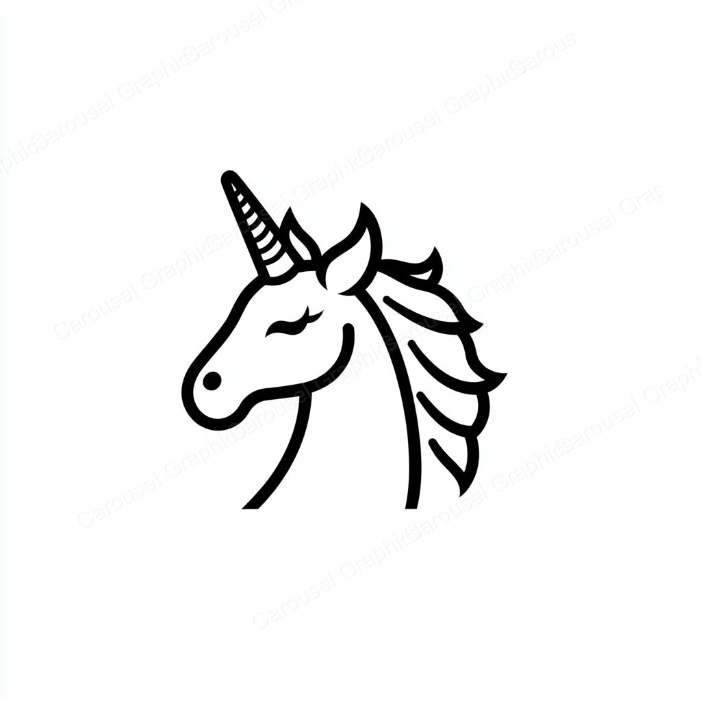 Unicorn Vector Graphic preview