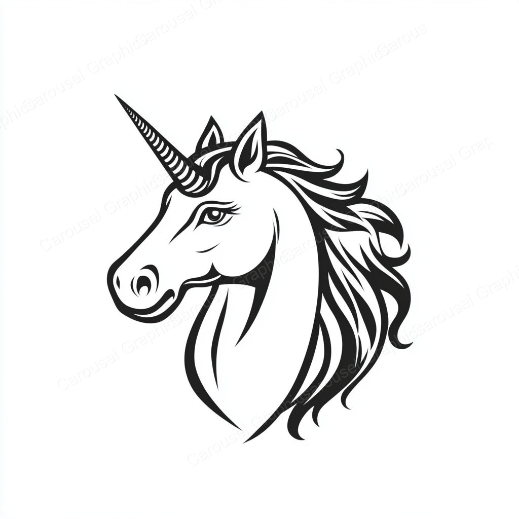 Unicorn Vector Graphic preview
