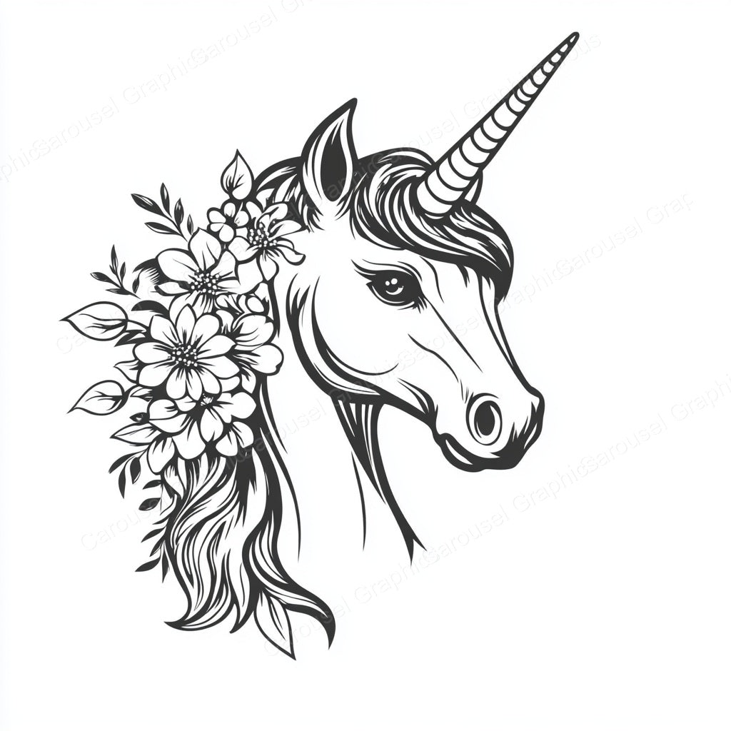 Unicorn Vector Graphic preview