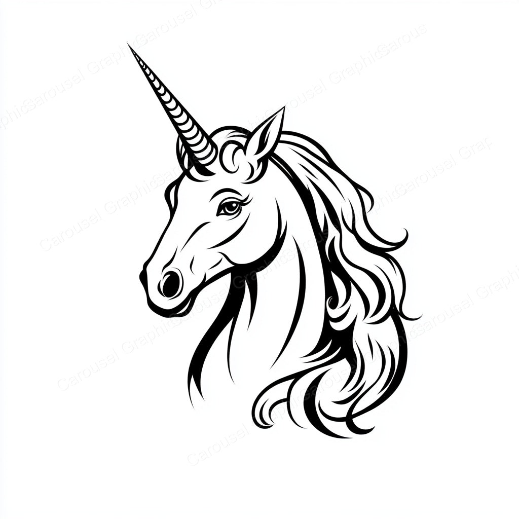 Unicorn Vector Graphic preview