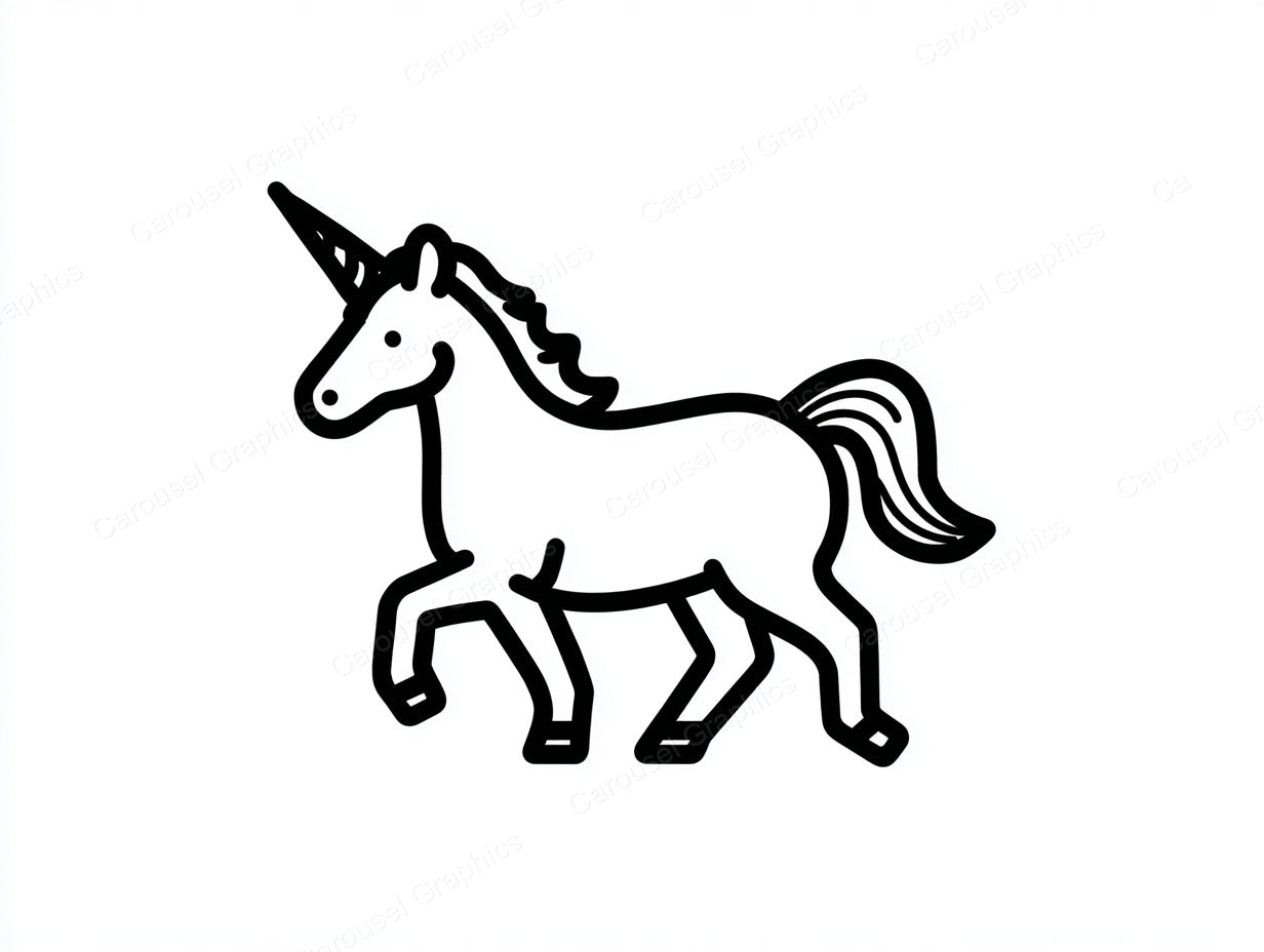 Unicorn Vector Graphic preview