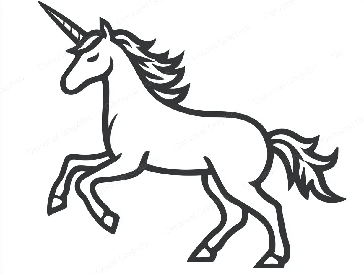 Unicorn Vector Graphic preview