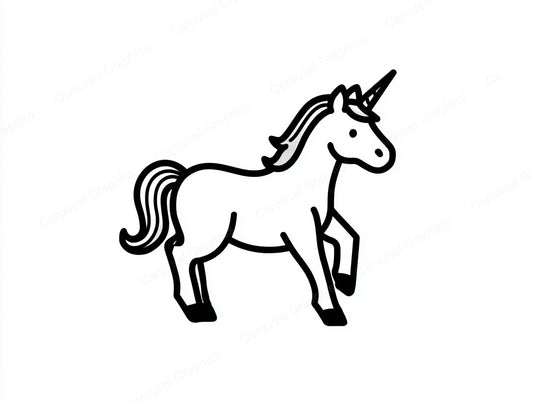 Unicorn Vector Graphic preview