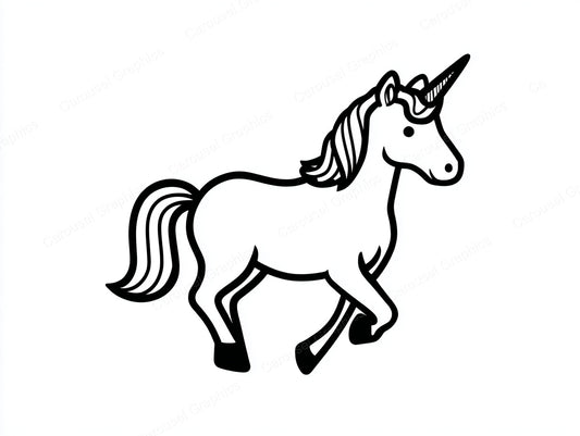 Unicorn Vector Graphic preview