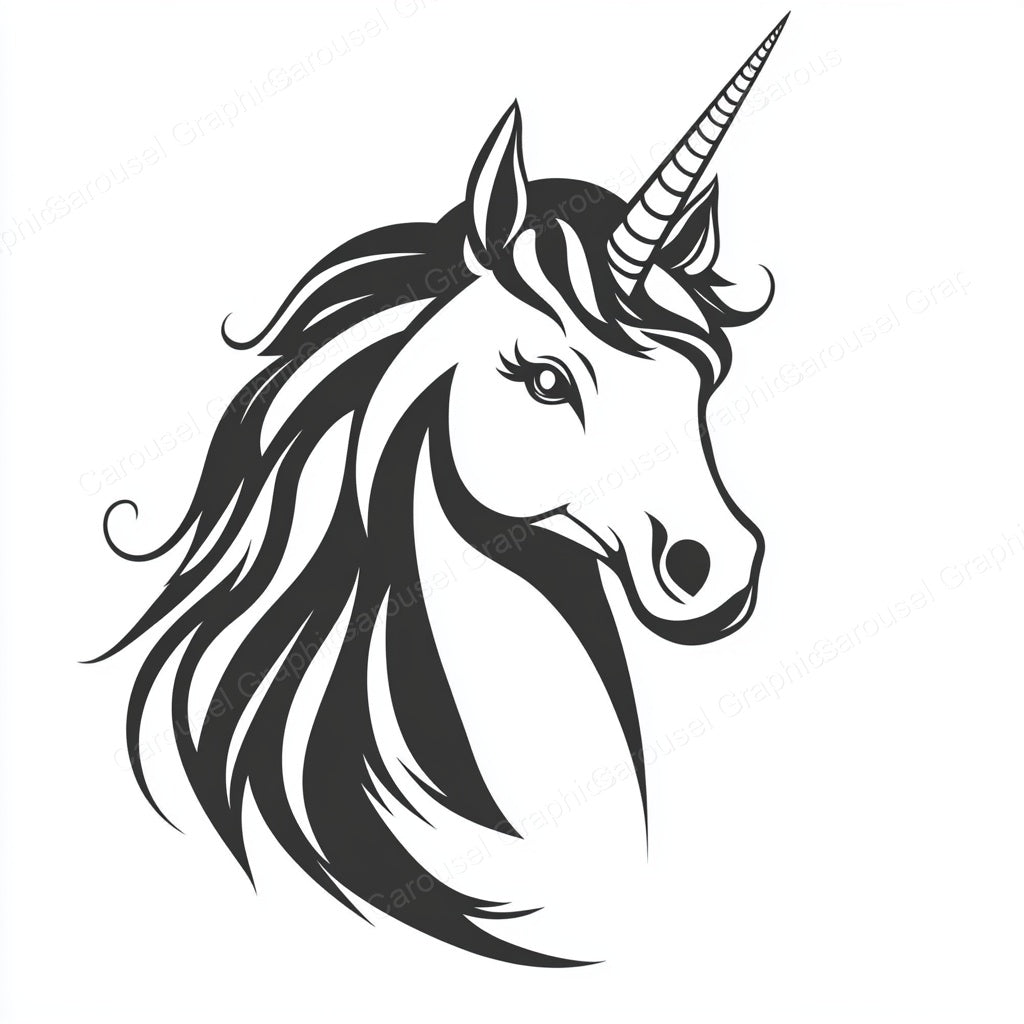 Unicorn Vector Graphic preview