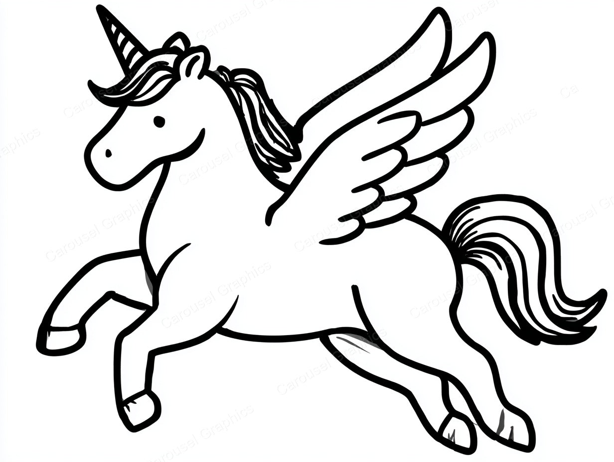 Unicorn Vector Graphic preview