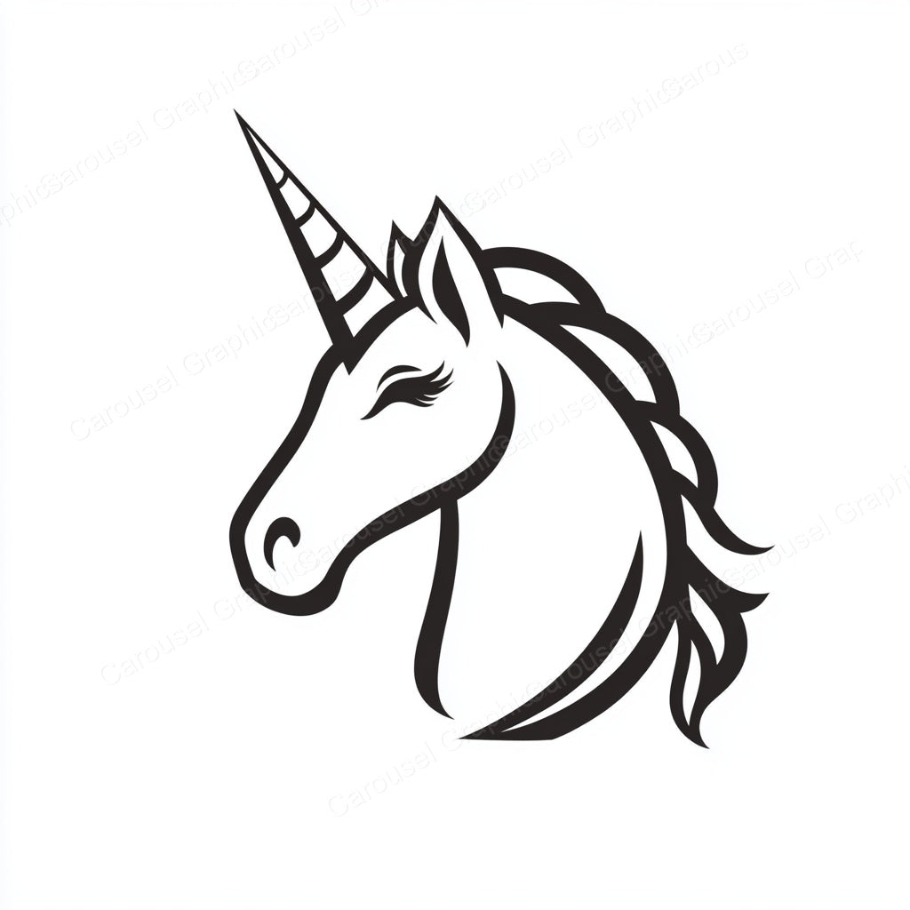 Unicorn Vector Graphic preview