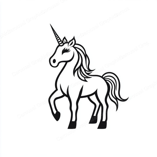 Unicorn Vector Graphic preview