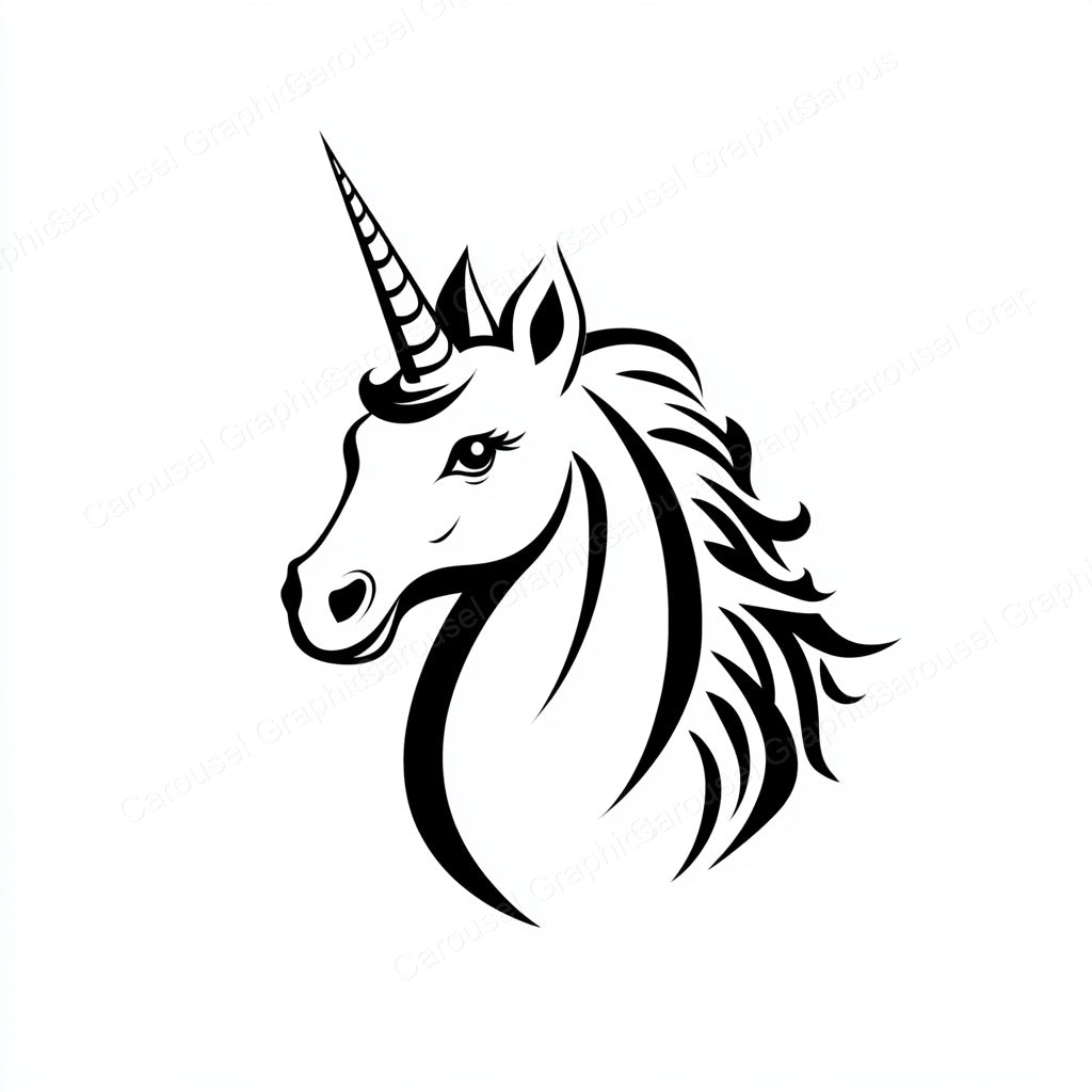 Unicorn Vector Graphic preview