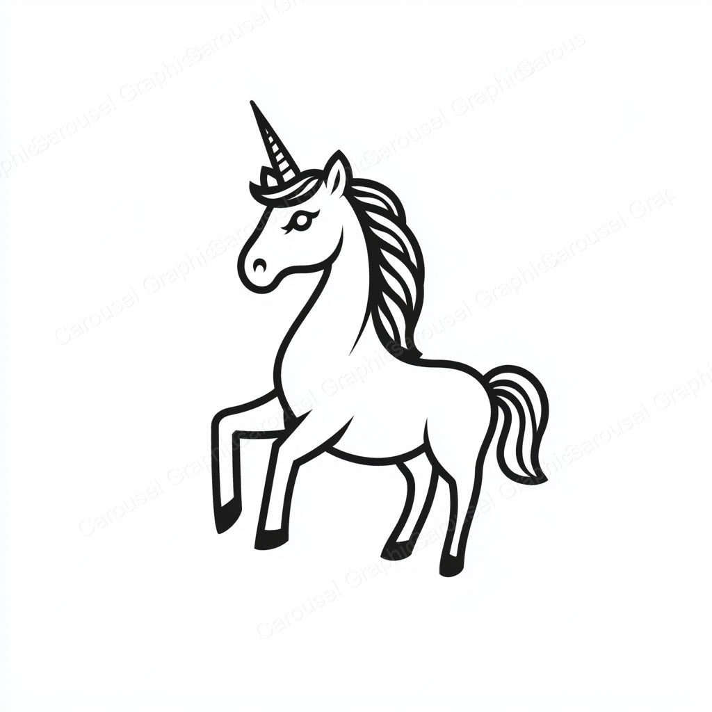 Unicorn Vector Graphic preview