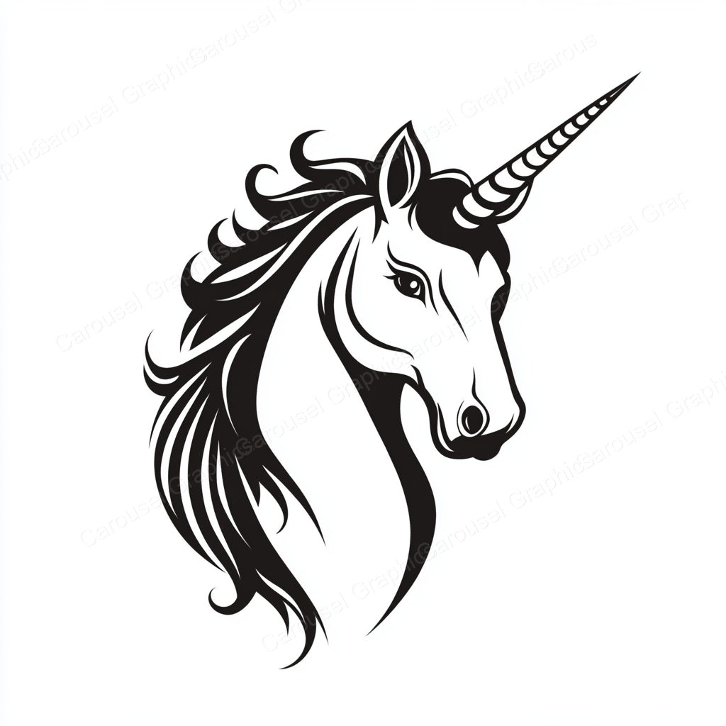 Unicorn Vector Graphic preview