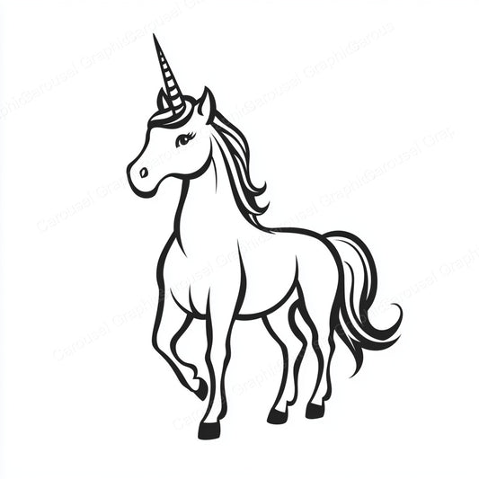 Unicorn Vector Graphic preview