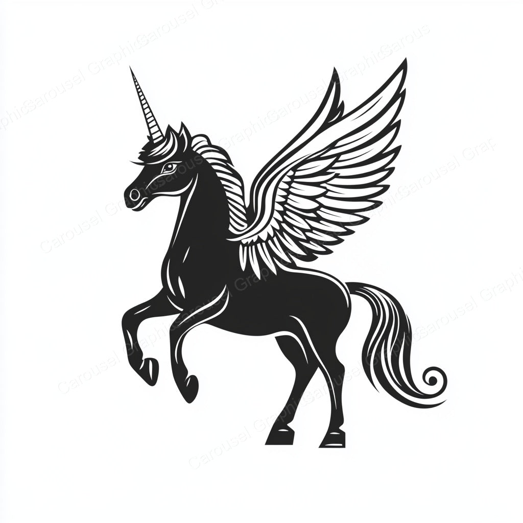Unicorn Vector Graphic preview