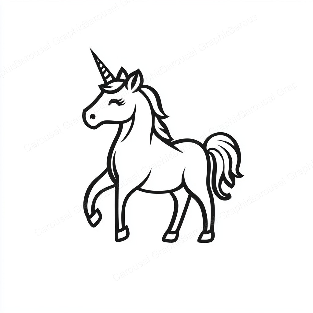 Unicorn Vector Graphic preview