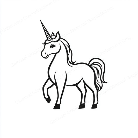 Unicorn Vector Graphic preview