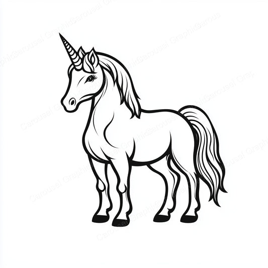 Unicorn Vector Graphic preview