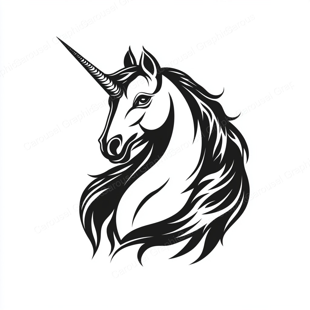 Unicorn Vector Graphic preview