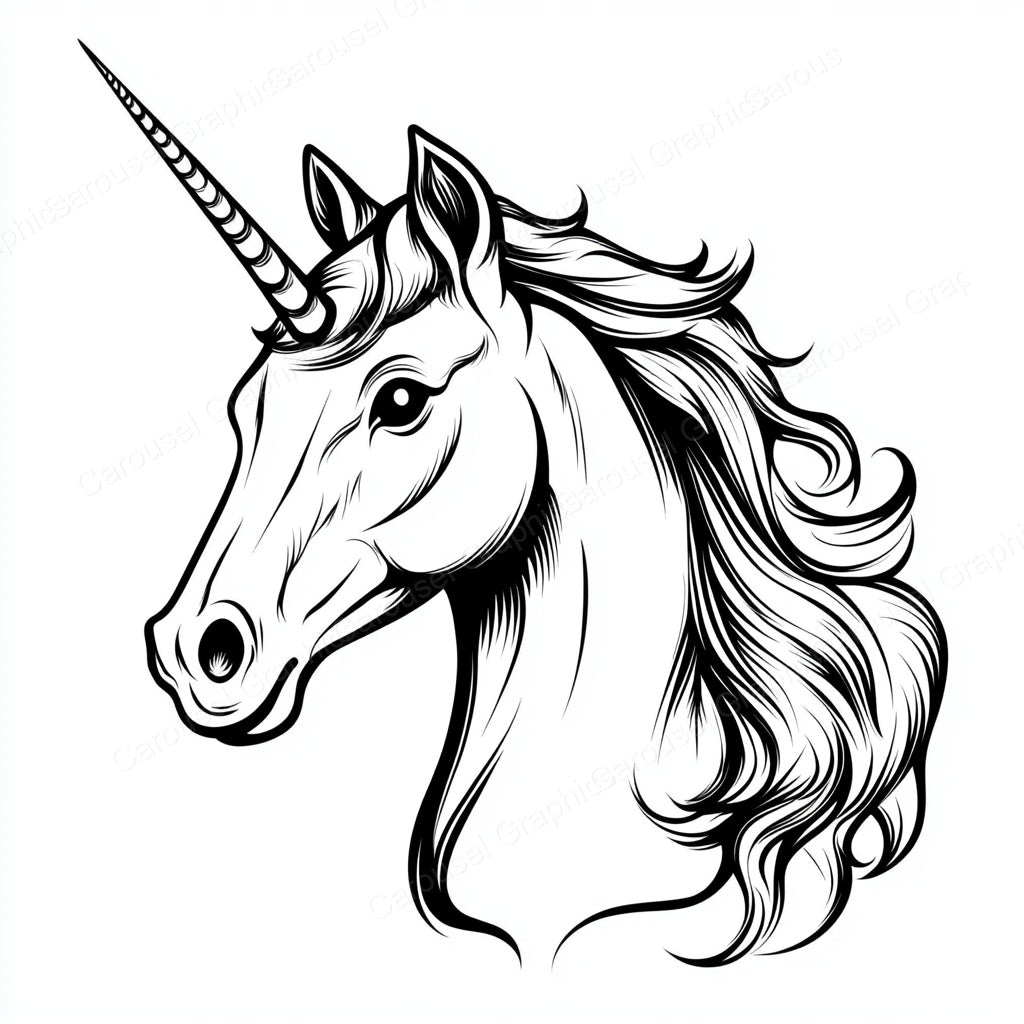 Unicorn Vector Graphic preview