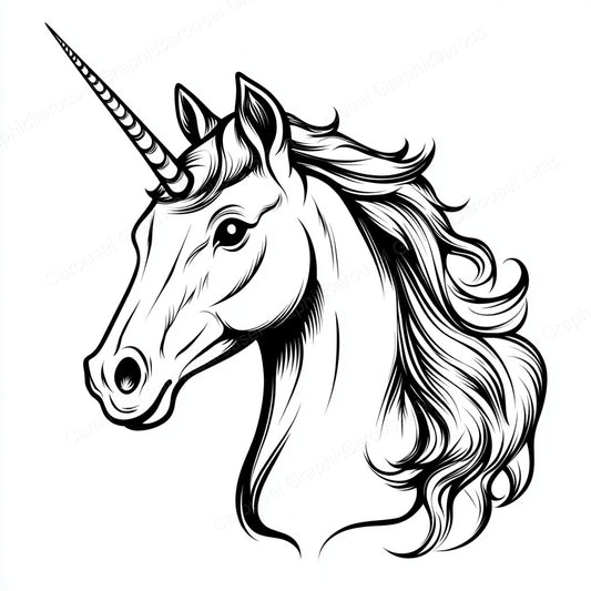 Unicorn Vector Graphic preview