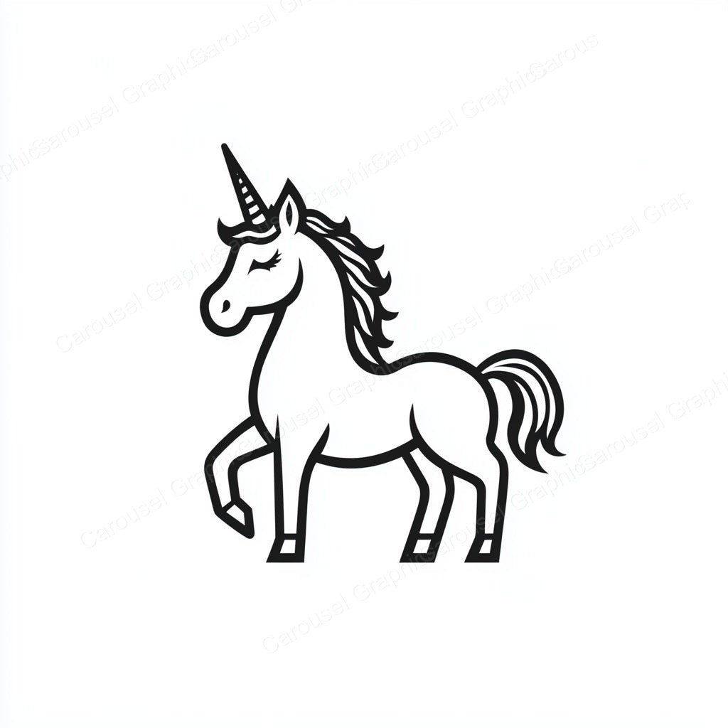 Unicorn Vector Graphic preview