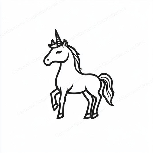 Unicorn Vector Graphic preview