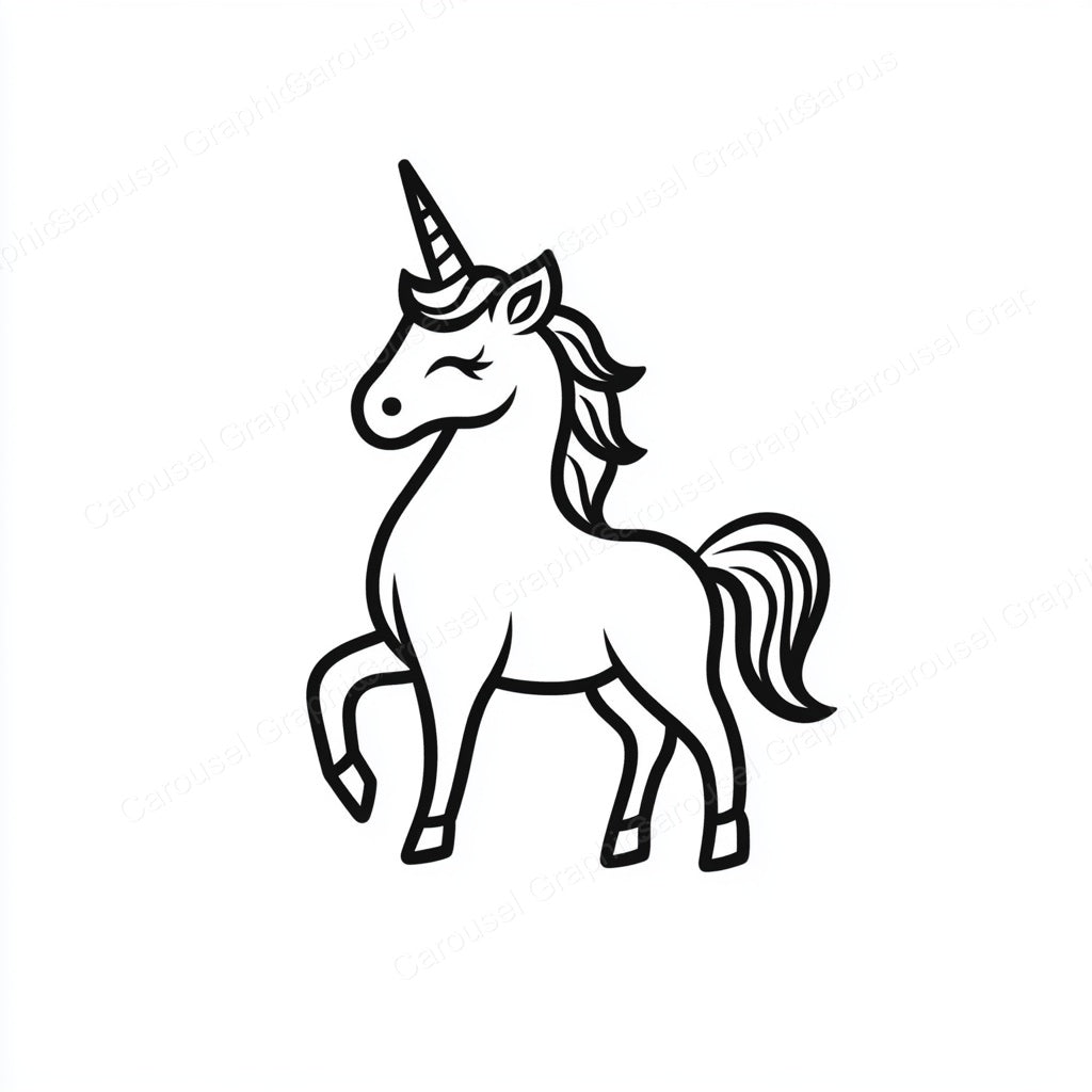 Unicorn Vector Graphic preview