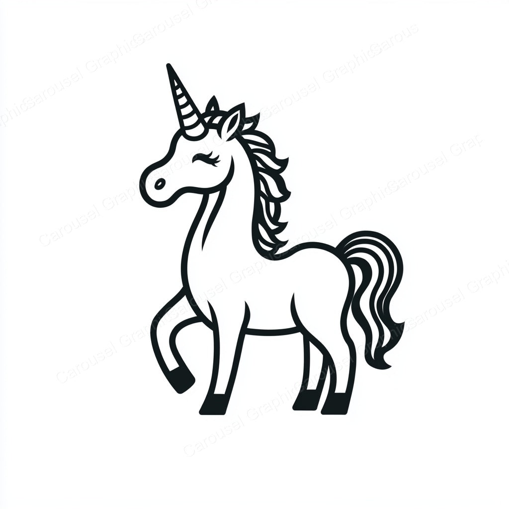 Unicorn Vector Graphic preview