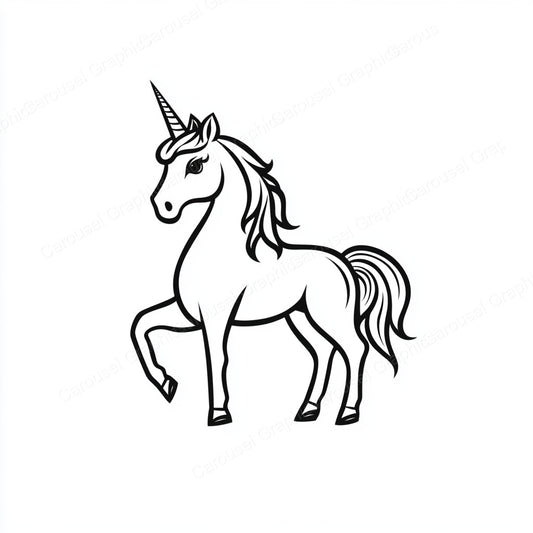 Unicorn Vector Graphic preview