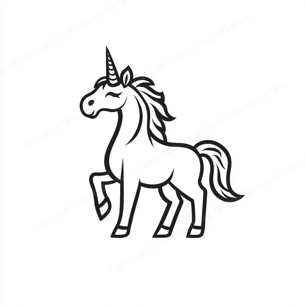Unicorn Vector Graphic preview