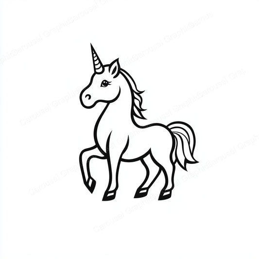 Unicorn Vector Graphic preview