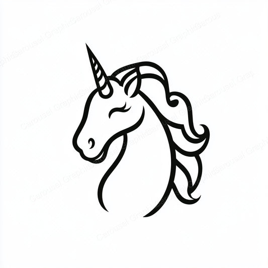 Unicorn Vector Graphic preview