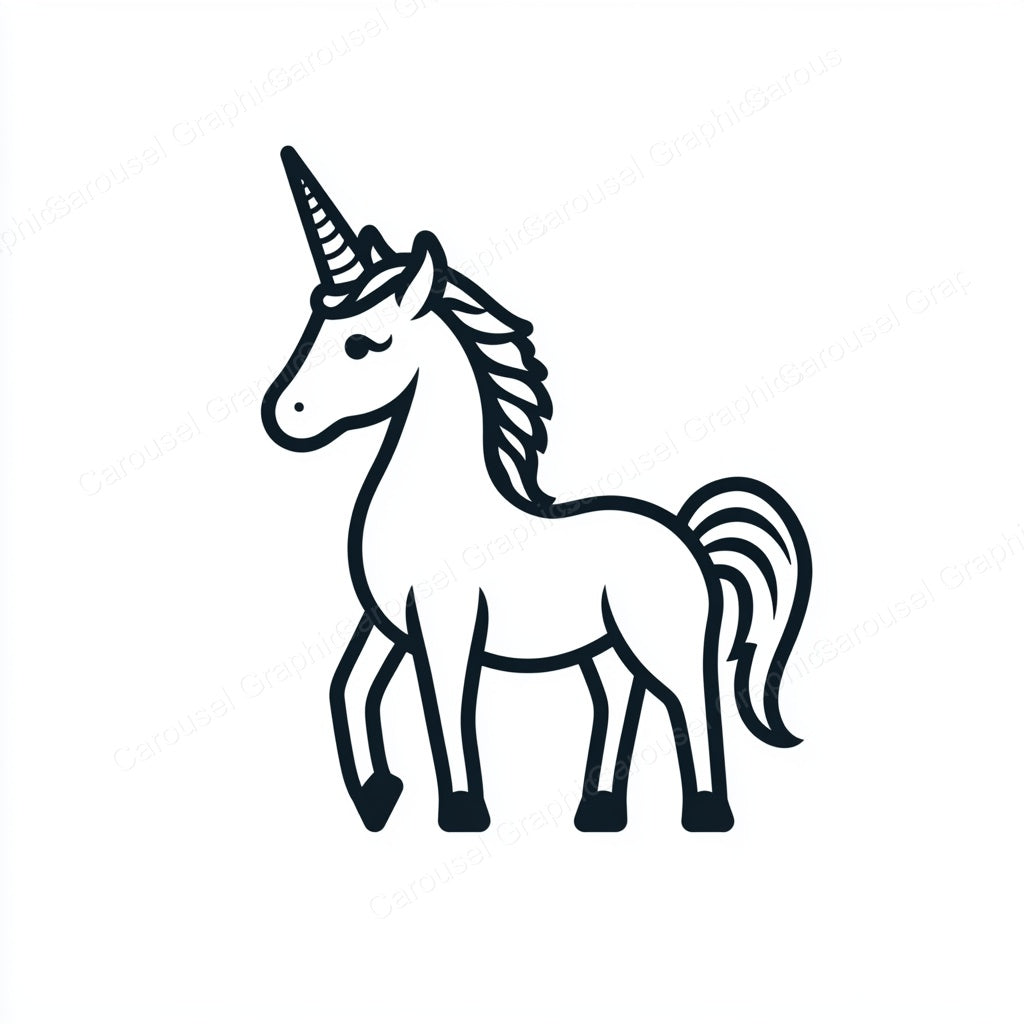 Unicorn Vector Graphic preview