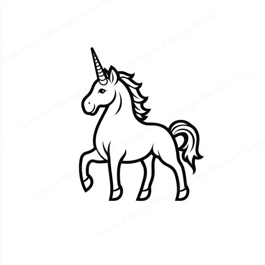 Unicorn Vector Graphic preview