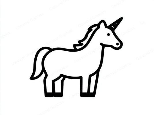 Unicorn Vector Graphic preview