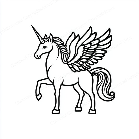 Unicorn Vector Graphic preview