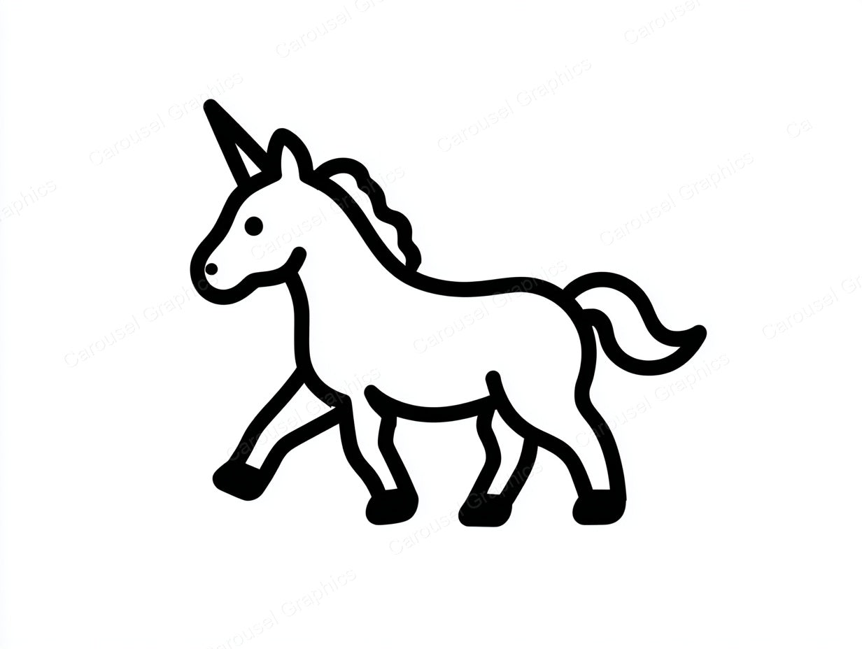 Unicorn Vector Graphic preview