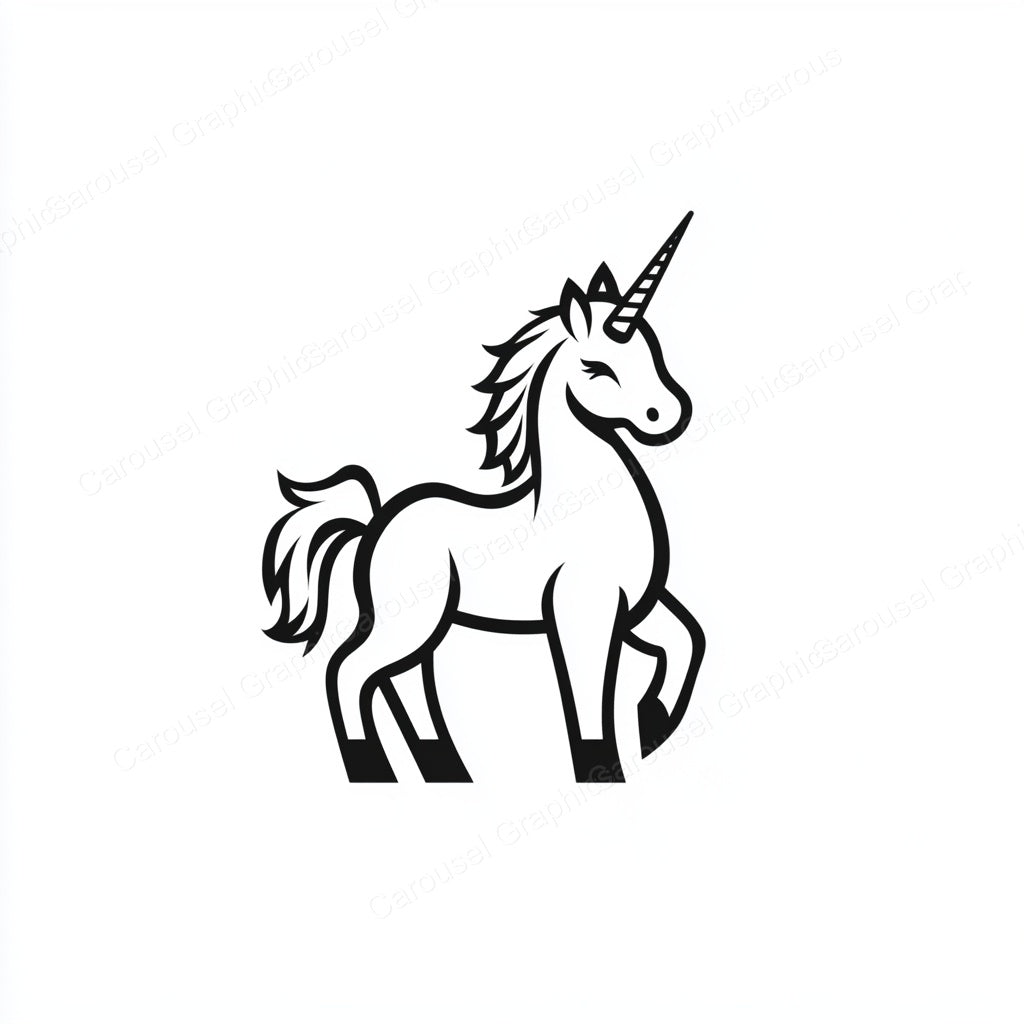 Unicorn Vector Graphic preview