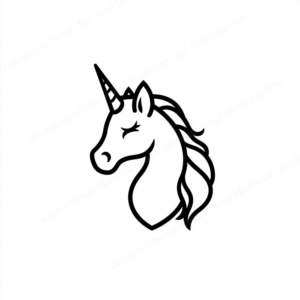 Unicorn Vector Graphic preview