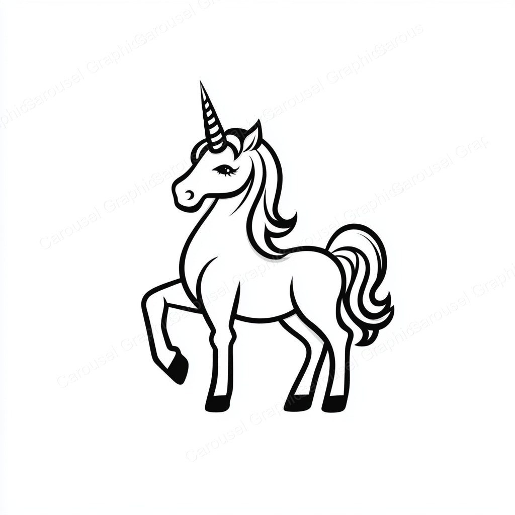 Unicorn Vector Graphic preview
