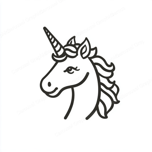 Unicorn Vector Graphic preview
